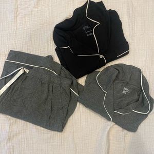 Stars Above large Nightgown and medium Pajama Set